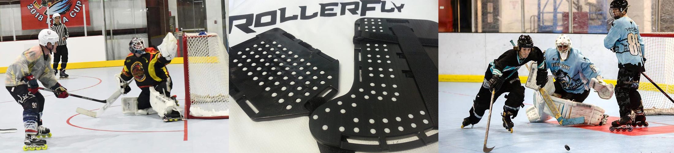  Rollerfly Goalie Slide Plates for Inline Or Ball